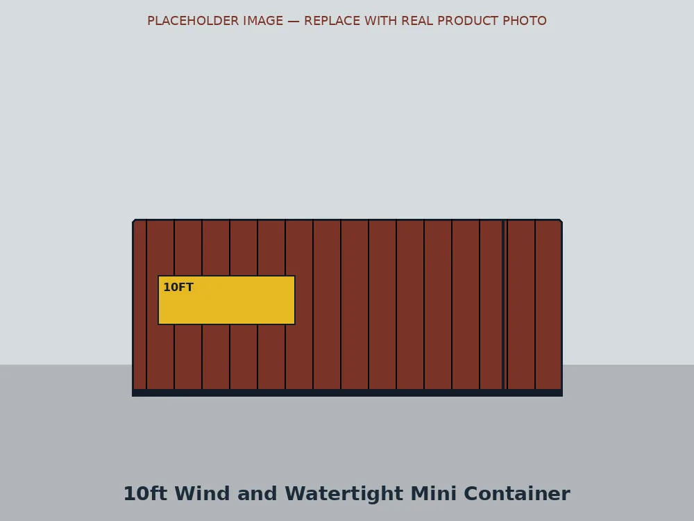 10ft Mini Containers