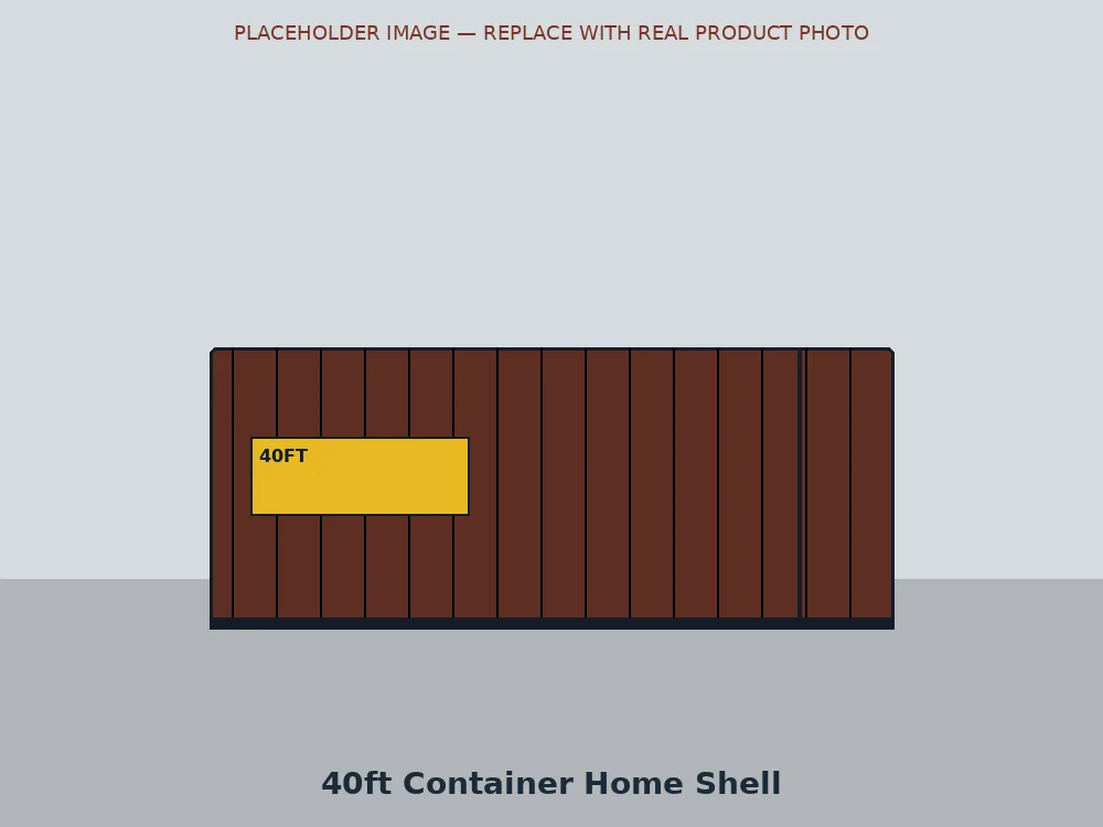 40ft Container Home Shell
