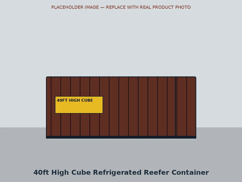 40ft High Cube Refrigerated Reefer Container